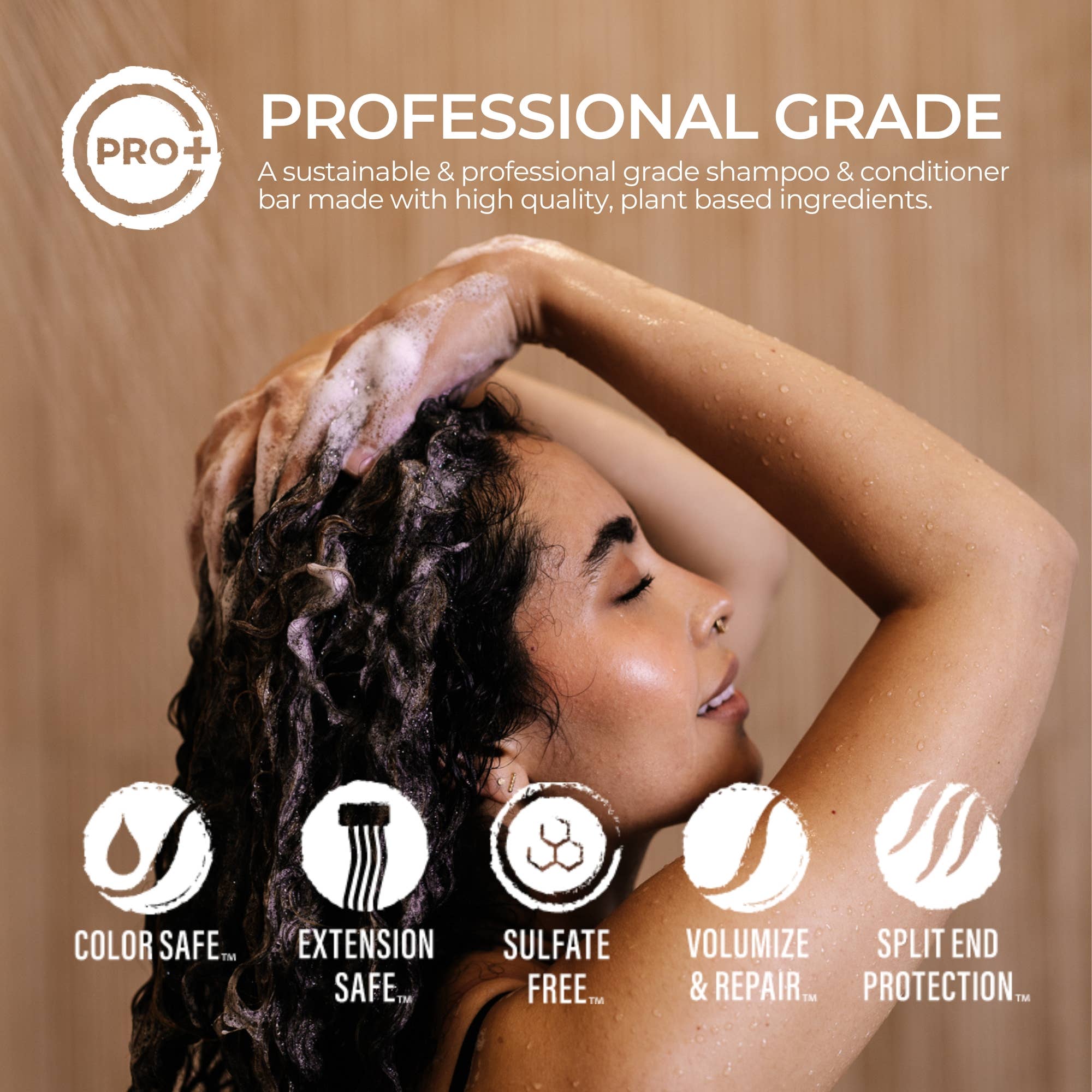 Viori Beauty – Großhandel Shampoo-Puck/festes Shampoo – Shampoo-Bar mit Rizinusöl für intensive Feuchtigkeit | Kamille & Rose9