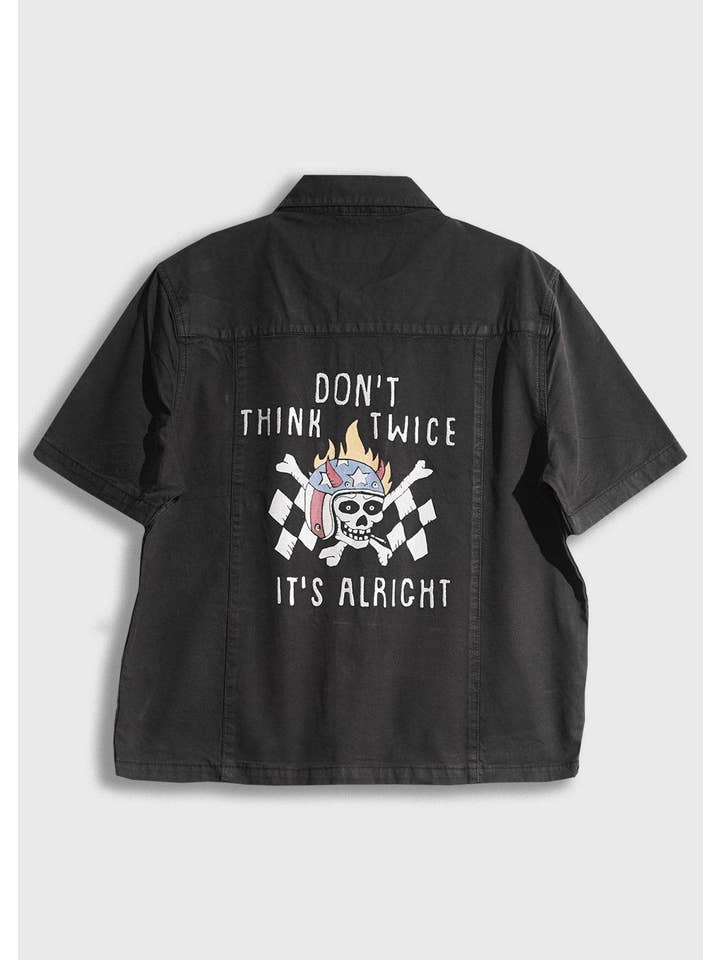 Charbon Chemise Ne Réfléchis Pas Deux Fois en vente sur Faire