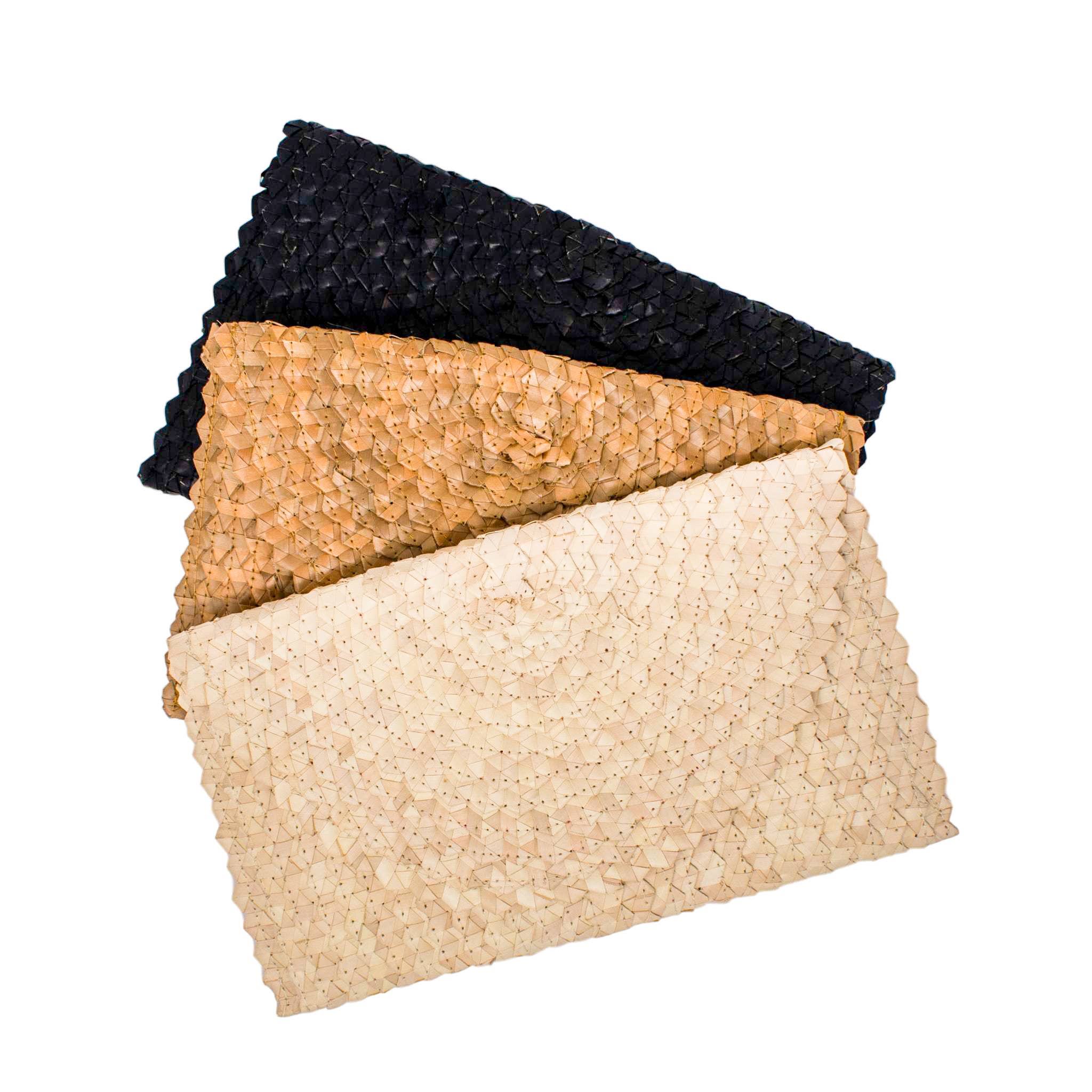 POPPY + SAGE – Engroshandel Clutch - Dame – Lizzie Straw Grass Clutch - Alle muligheder6