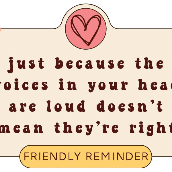 Stemme i dit hoved klistermærke for engroshandel hos Coven Creations