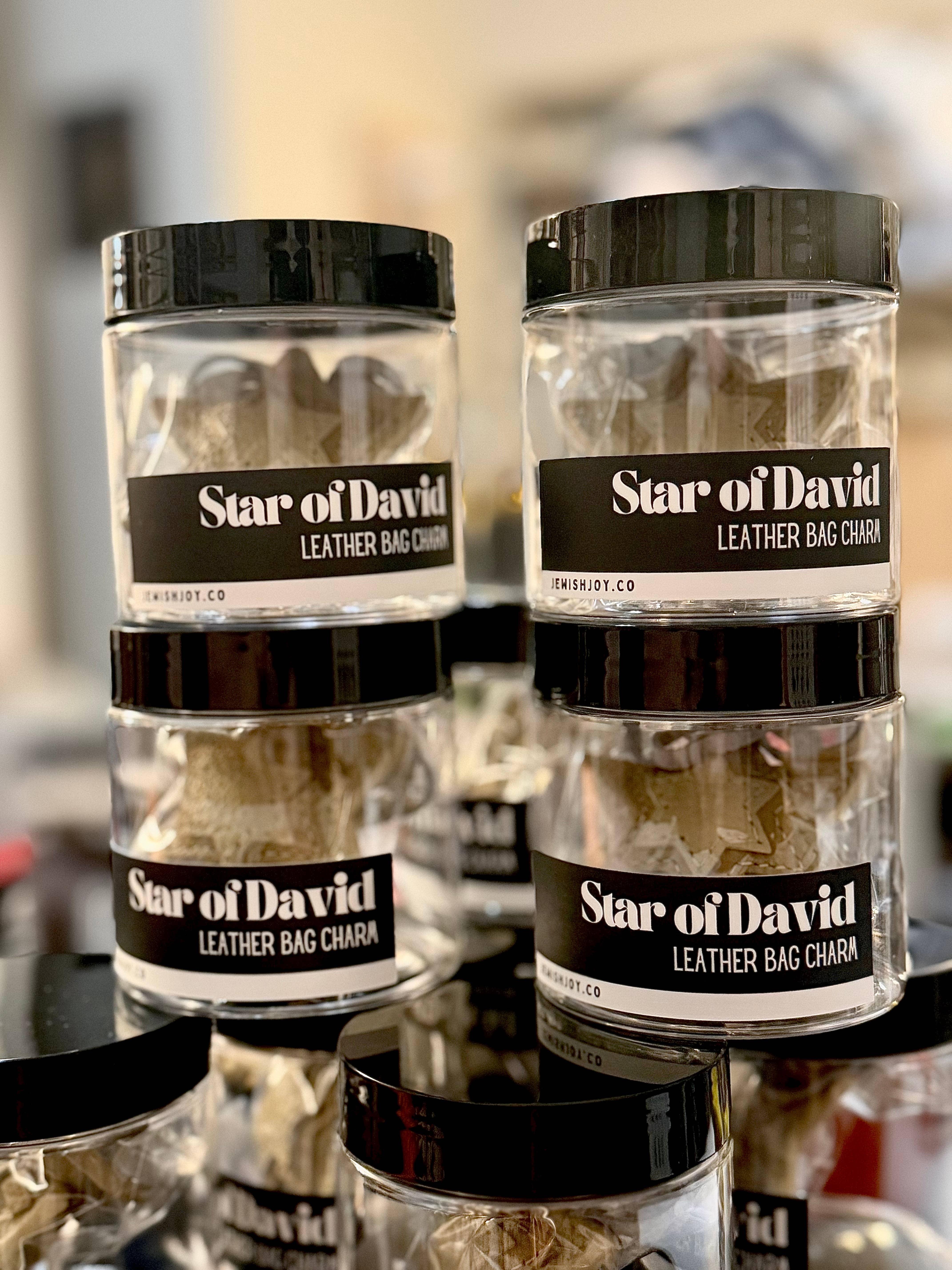 JEWISHJOY.co - Wholesale Purse/Bag Accessory - Women's - Leather Bag Charms - Jewish Star / Hamsa / Chai6