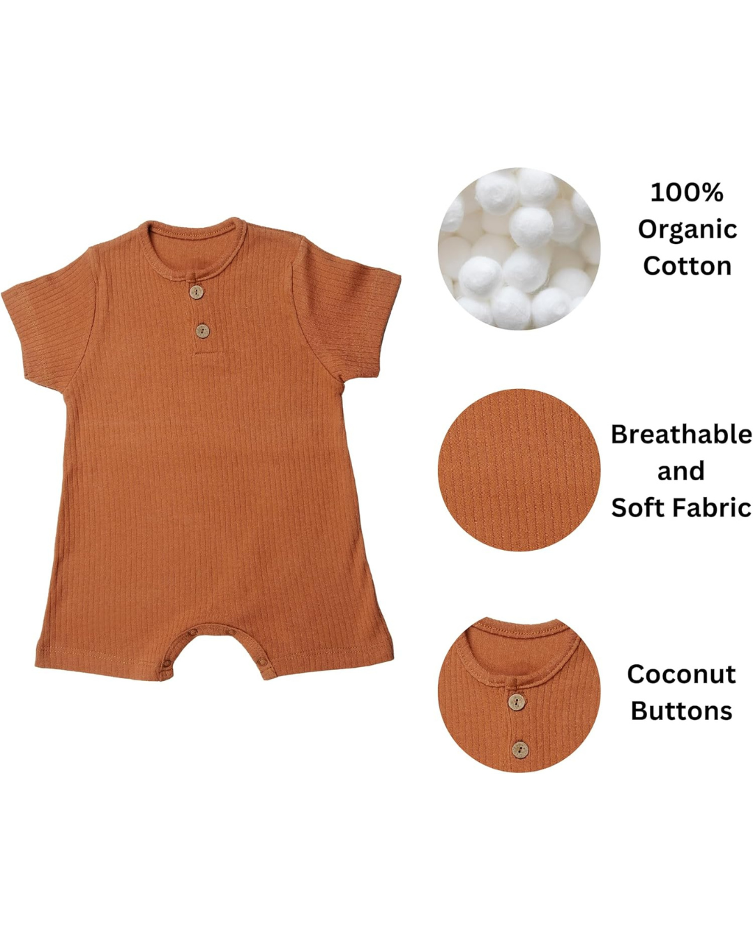 Himmelberg Baby - Wholesale Bodysuit (Non-Footed) - Baby - Organic Cotton Ribbed Rompers for Newborns8