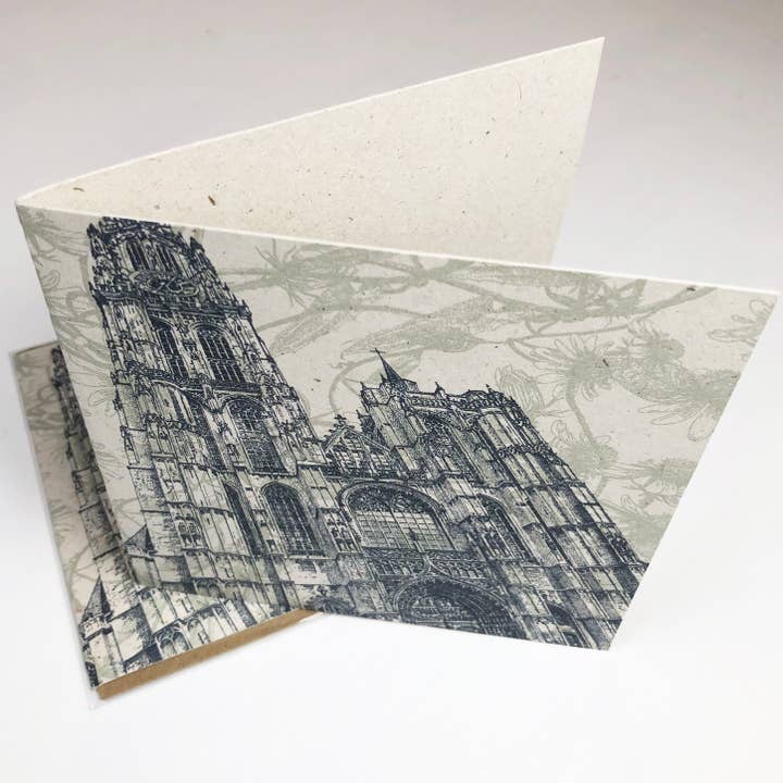 Aardvarks of Anarchy – Großhandel Grußkarten für den Alltag – Grußkarten-Set (10) mit Illustration der Kathedrale von Antwerpen4