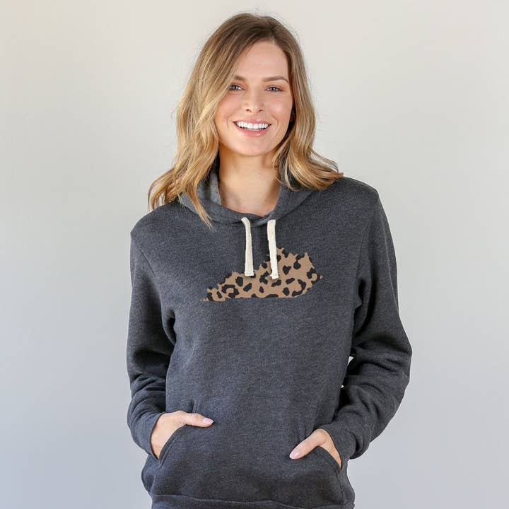 Kentucky Leopard Pattern Hoodie for wholesale by The Home T