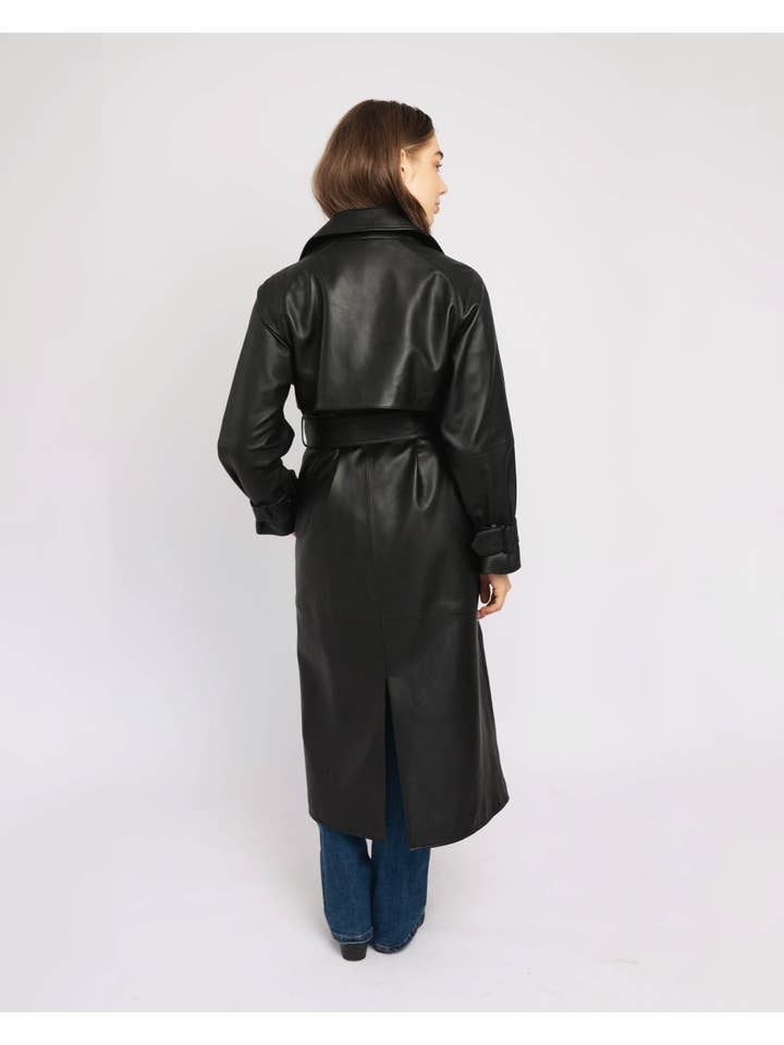 Amsterdam Heritage Leather Belts, Bags, Jackets & Apparel - Wholesale Leather Jacket - Women's - Venice | Leather Trench Coat13