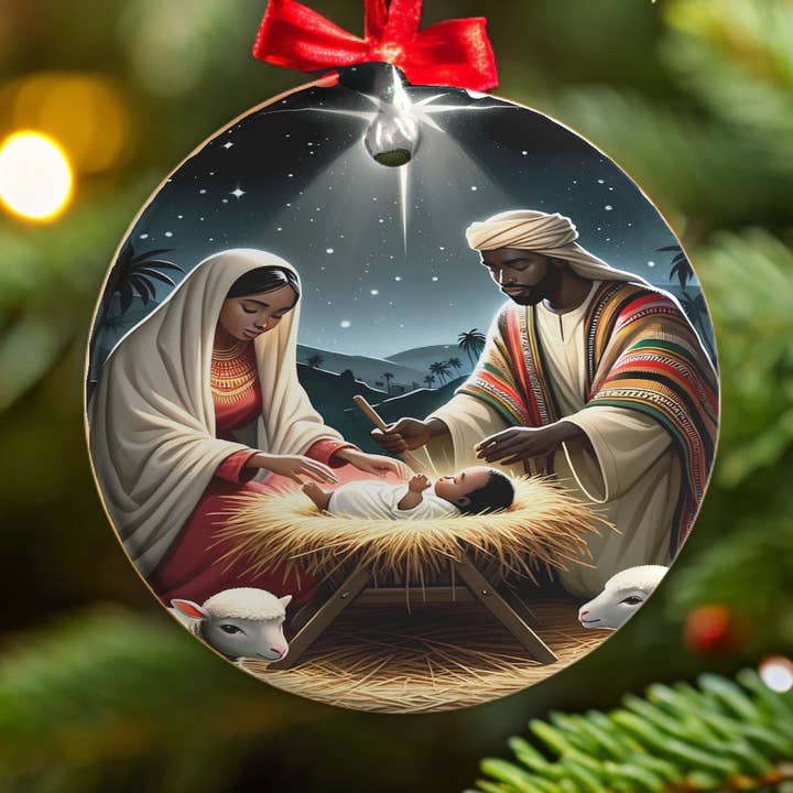 The Nativity Ornament for wholesale by Jubilations Designs