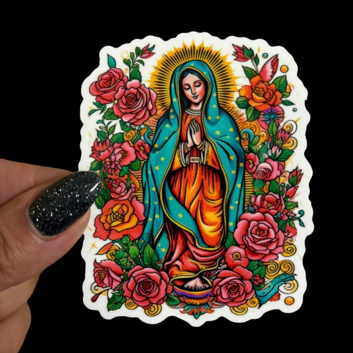 I Will Cut You Creations - Wholesale Sticker - Virgen Guadalupe Vinyl Sticker