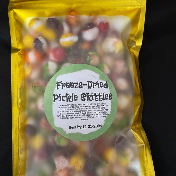 Freeze Dried Pickle Favorites and more - Wholesale Cotton Candy - Freeze Dried Candy Skittles Large Bags3