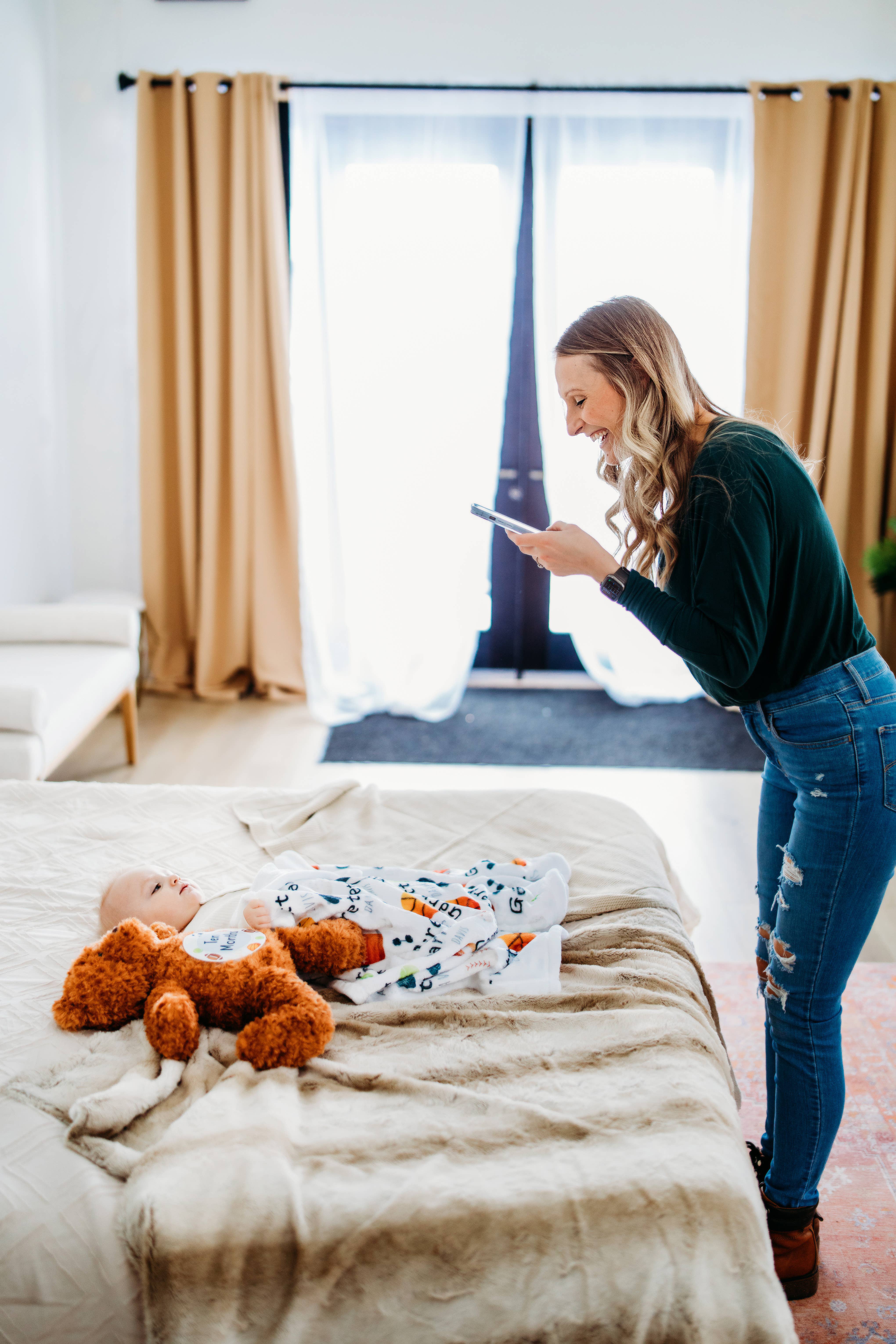 Grow With Me Baby Co - Wholesale Stuffed/Plush Toy - Kids & Baby - Monthly Milestone Discs, Bear Stuffed Animal8