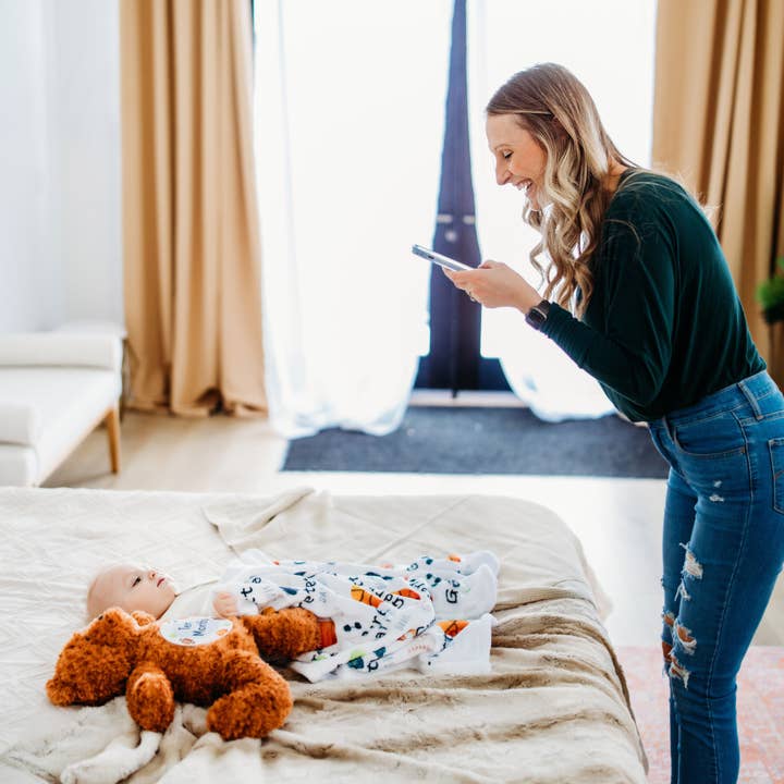 Grow With Me Baby Co - Wholesale Stuffed/Plush Toy - Kids & Baby - Monthly Milestone Discs, Bear Stuffed Animal8