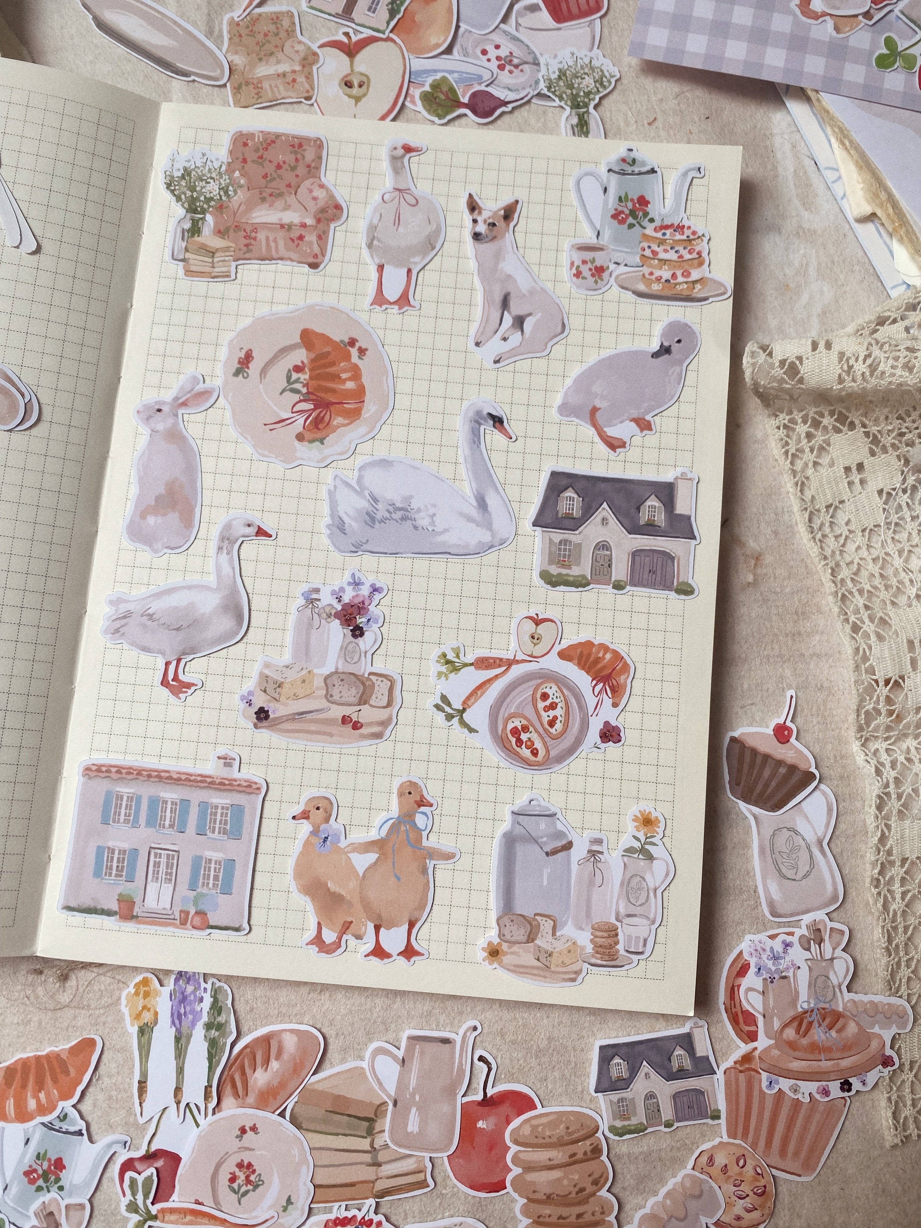 Chapteries - Wholesale Sticker - "Cottage" sticker set - 70+ sticker flakes!3