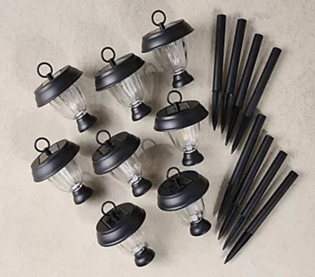 OutdoorSolarOutlet – wholesale Outdoor/lawn light – Energizer 8 Pack 3-in-1 Solar Pathway Lights with 360-degree 15 Lumen10