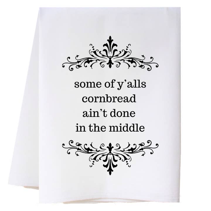 Torchon de cuisine au pain de maïs pour la vente par Cora & Pate