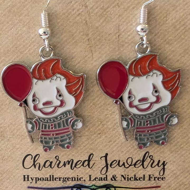 Con-Quest Crafts - Wholesale Jewellery set - Horror Movie Character Earrings, Necklaces, Zipper Pulls17