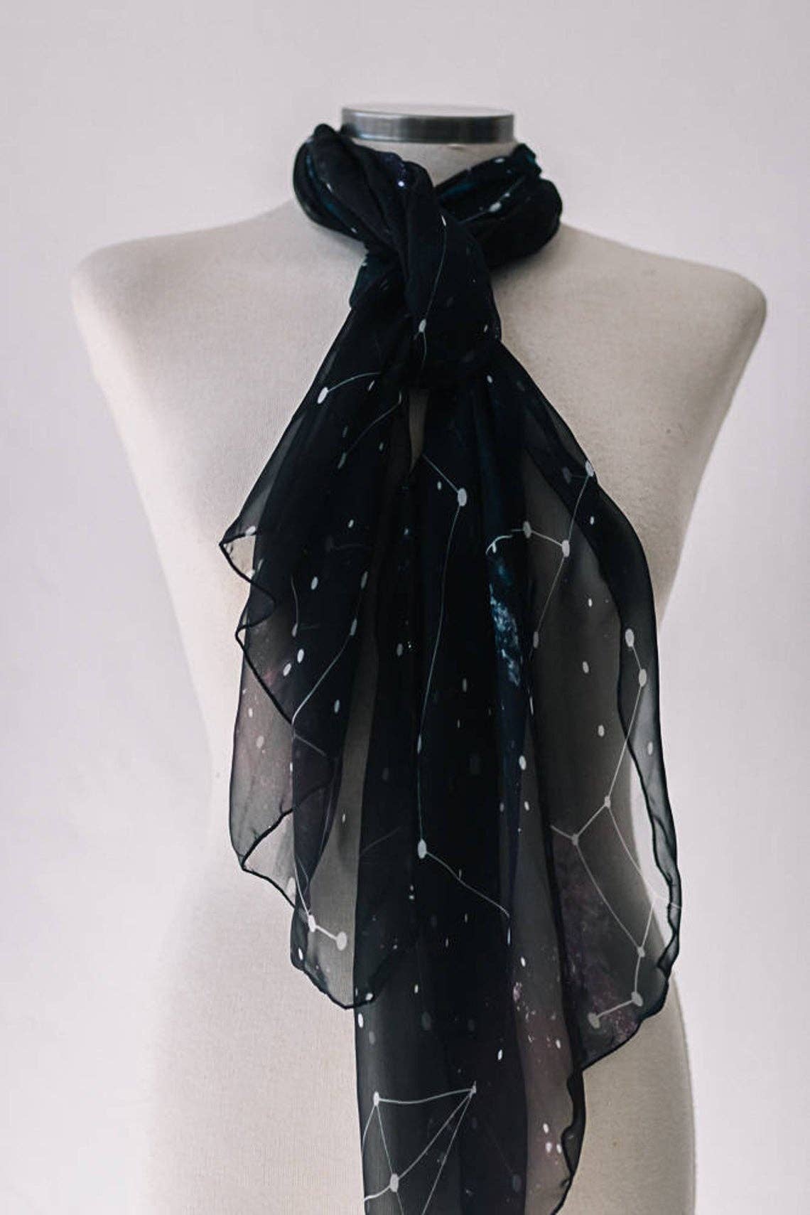 Costurero Real - Wholesale Scarf - Women's - Scarf Constellations dark bohemian Celestial foulard gift4