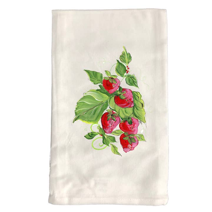 Kitchen Towel 574 Vine Strawberries for wholesale by Designs By Beverly, LLC