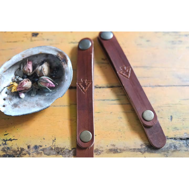 Small Truck Campers - Wholesale Wall Hook - Leather Axe Display/Holder1