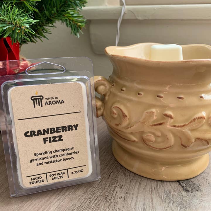 Cranberry Fizz Sojawachs Melt für den Großhandel von When In Aroma Candle Company