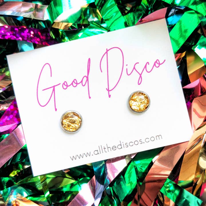 All The Discos - Wholesale Stud/Post Earrings - Good Disco Stud Earrings2