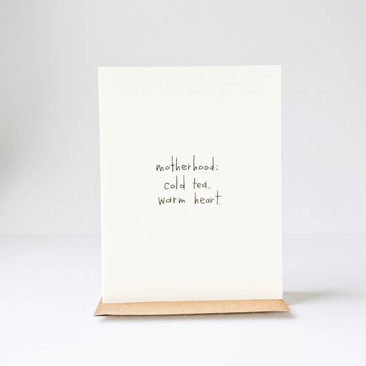 Tarjeta de maternidad para venta al por mayor de under the stairs paper co.