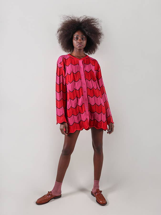 Zag Long Sleeve Women's Button Down Shirt with 9 Buttons for wholesale by Celmo