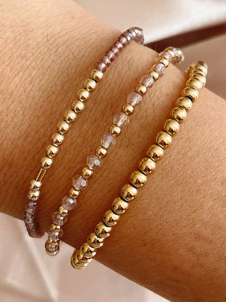 Shine Morse Code (Beaded) Bracelet for wholesale by Love & Path