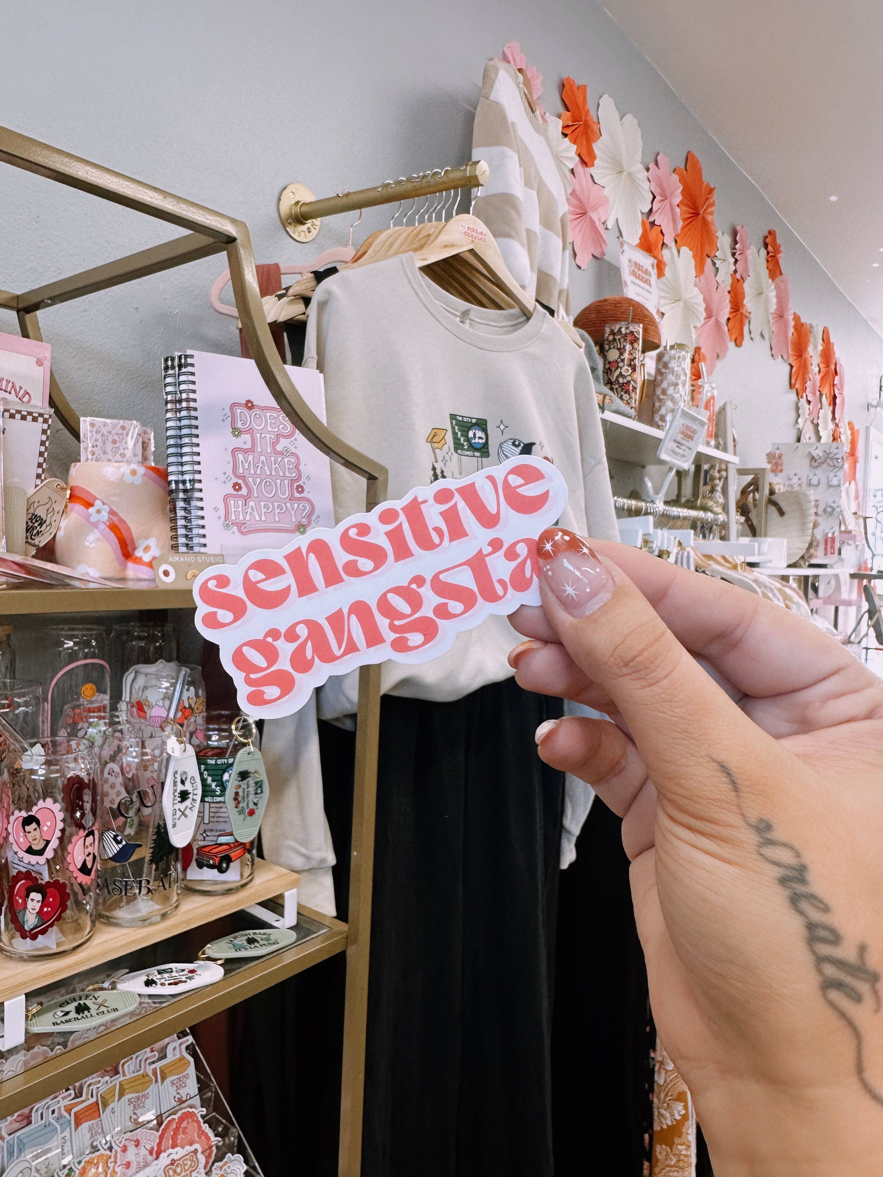 amarieacreates - Wholesale Sticker - Sensitive Gansta Sticker0