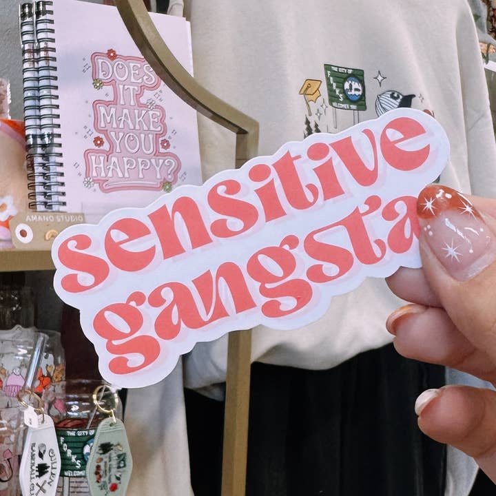 amarieacreates - Wholesale Sticker - Sensitive Gansta Sticker0