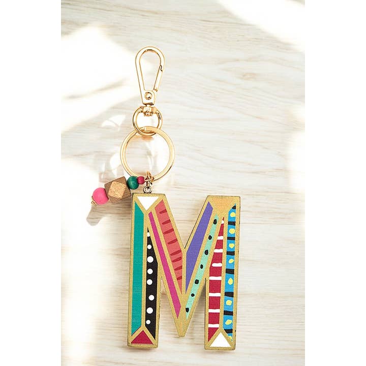 MIX PATTERN WOODEN INITIAL KEYCHAIN and other Purchase Wholesale initial keychain. Free Returns & Net 60 Terms on Faire trending on Faire.