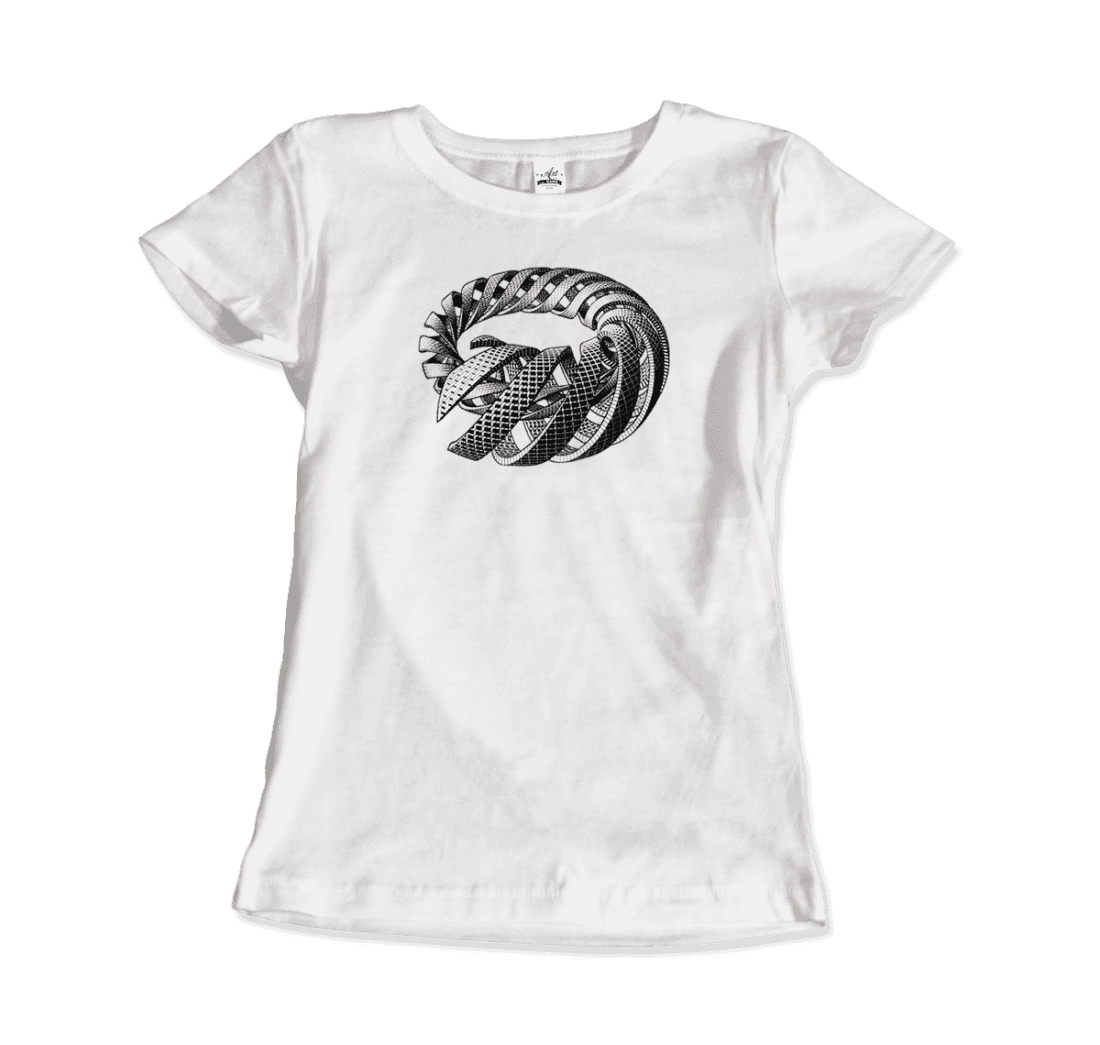 Art-O-Rama Shop - Wholesale Screen Printed T-Shirt - Unisex - MC Escher Spirals Art T-Shirt4