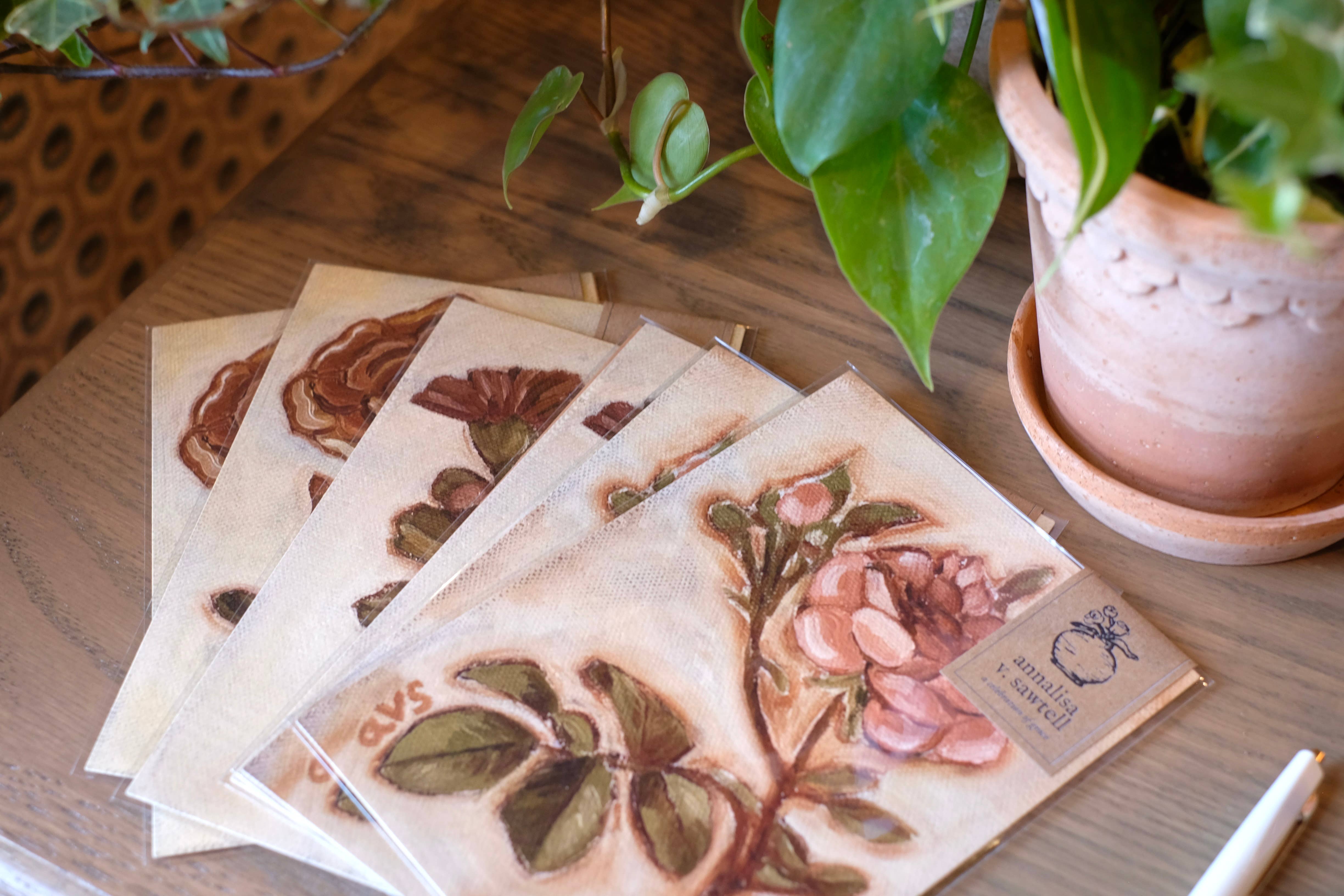 annalisa v. sawtell - Wholesale Art Print - January Birth Flower Fine Art Print | Carnation | 5x77