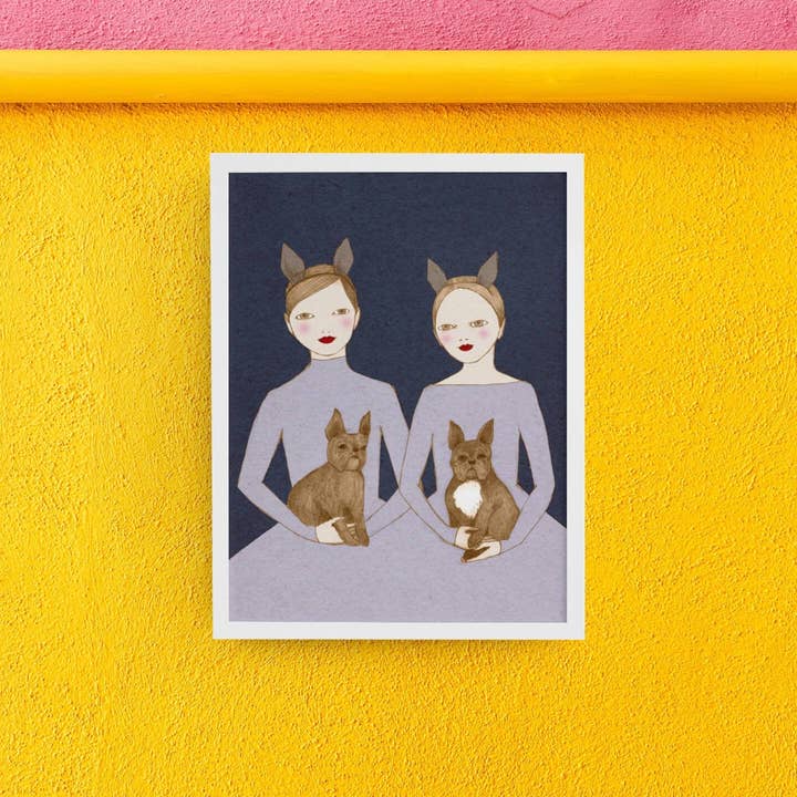 French Bulldog Art Print for wholesale by Irena Sophia