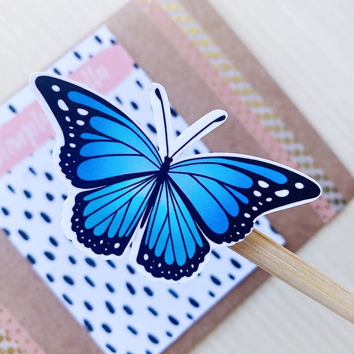 Autocollant imperméable à l'eau Motif papillon monarque pour la vente par Simply Bella Handmade