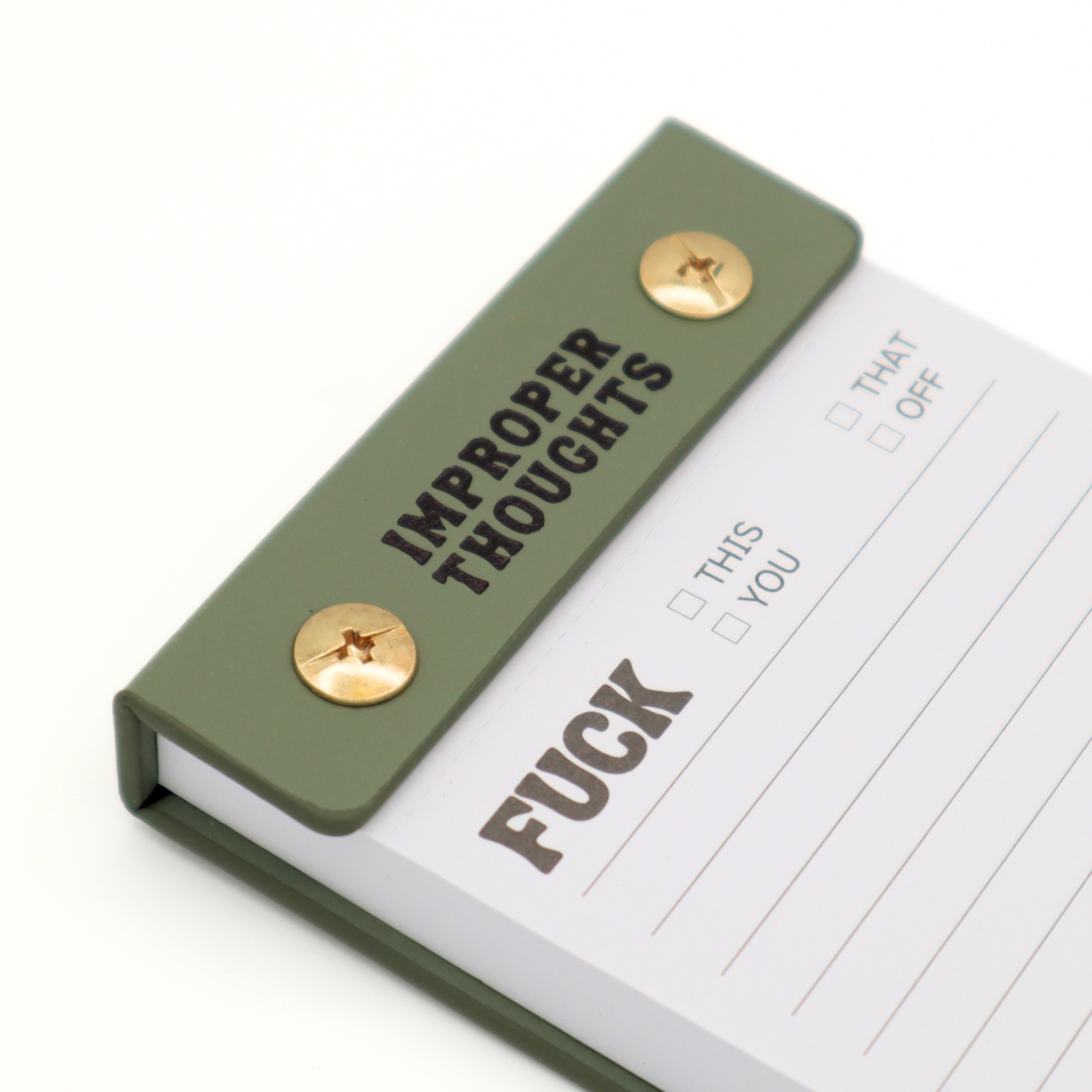 Properly Improper - Wholesale Notepad - Tear Off Sheet Notepad Fuck Notes1