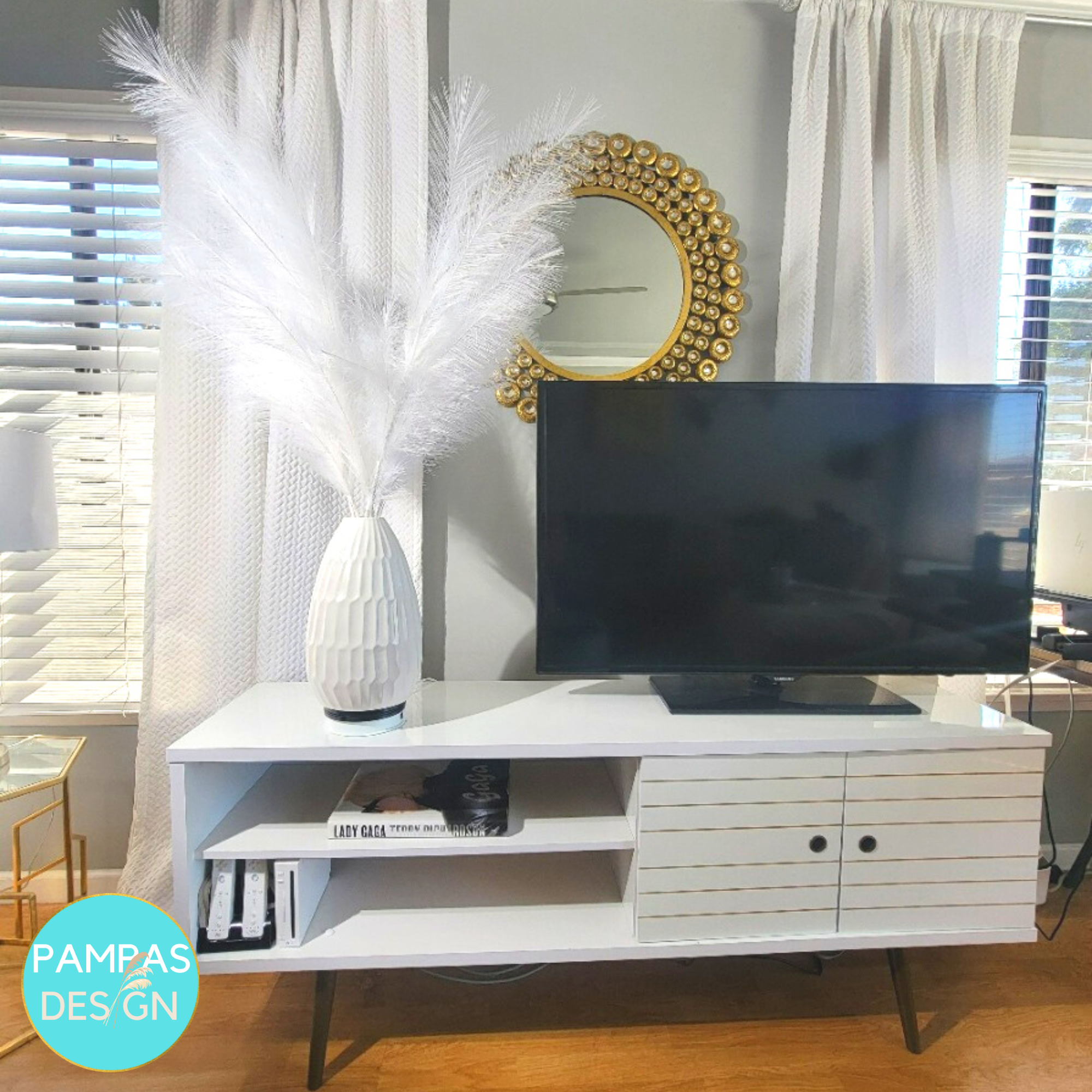 Pampas Design - Wholesale Dried/Pressed Flowers - Pink Pampas Grass Large 45" Tall2