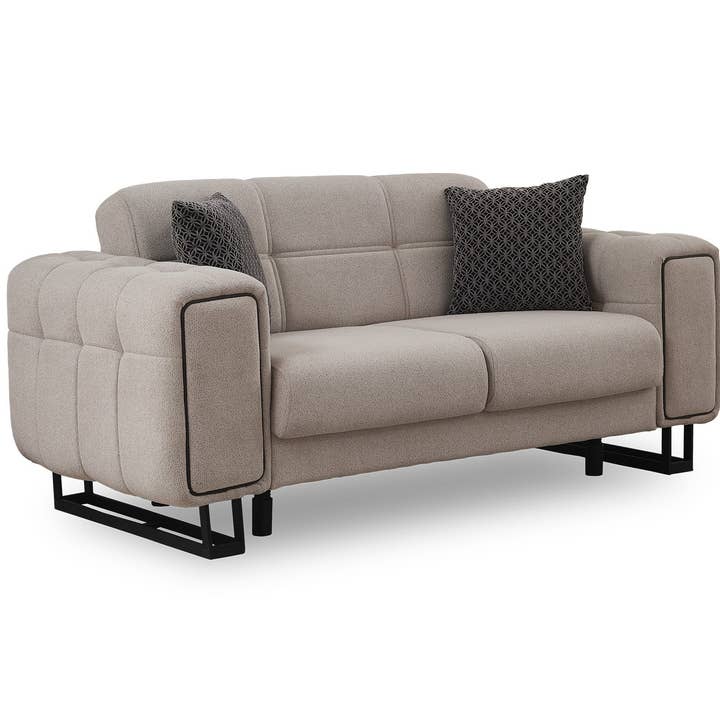 Nero Convertible Livingroom (2 Sofa & 2 Chair) Light Grey for wholesale by Furnia group corporation