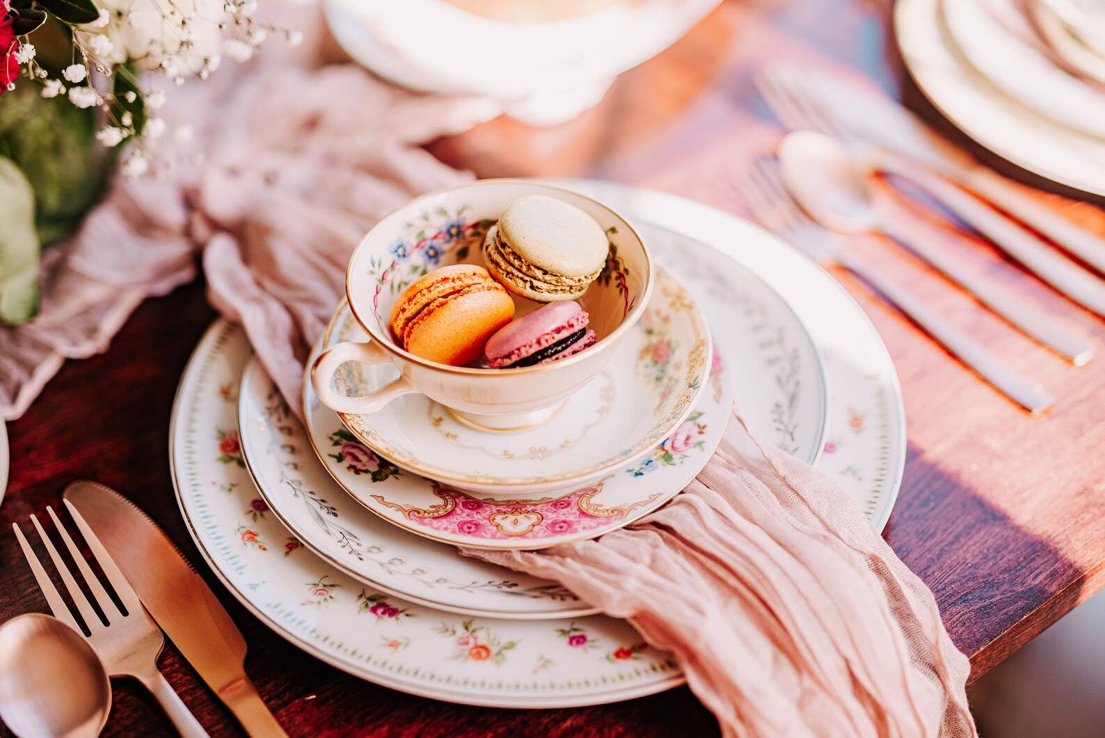 The Delicate Dish - Wholesale Salad Plate - Vintage Mismatched China Lunch Plates3