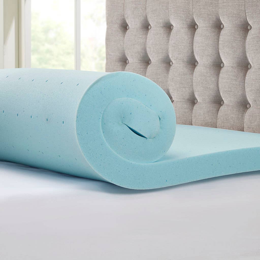 Olliix - Vente Protège-matelas/alèse - Surmatelas en gel rafraîchissant de 3 po avec housse amovible9