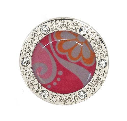 Alexx, Inc. - Wholesale Purse/Bag Accessory - Women's - Finders Key Purse® Bling - Fuchsia Blossom (01BA-105)1