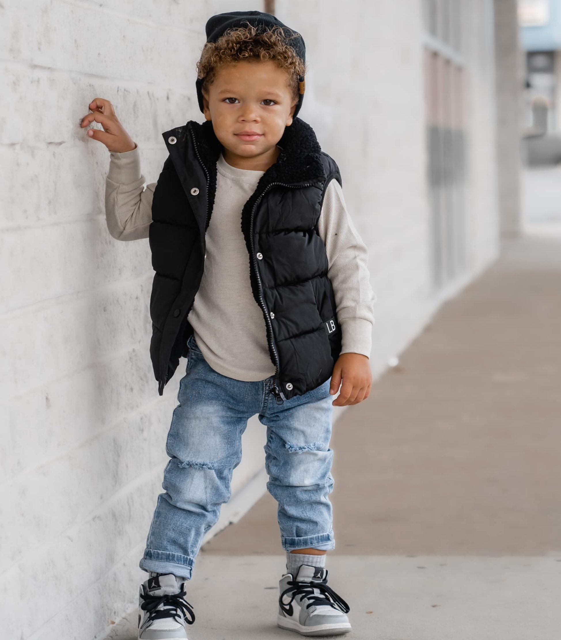 Little Bipsy - Vente Jean – enfant - Denim vieilli à coupe décontractée1