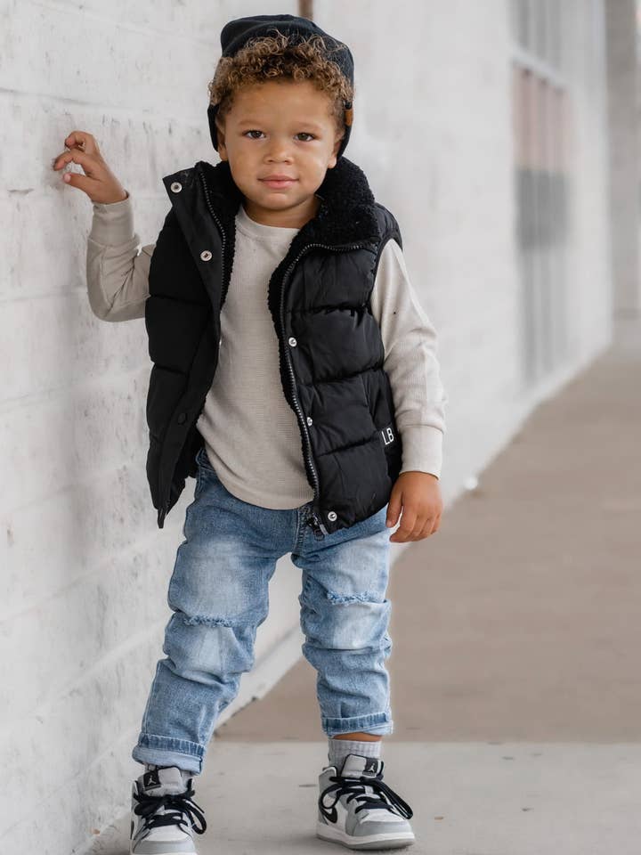 Little Bipsy - Vente Jean – enfant - Denim vieilli à coupe décontractée1