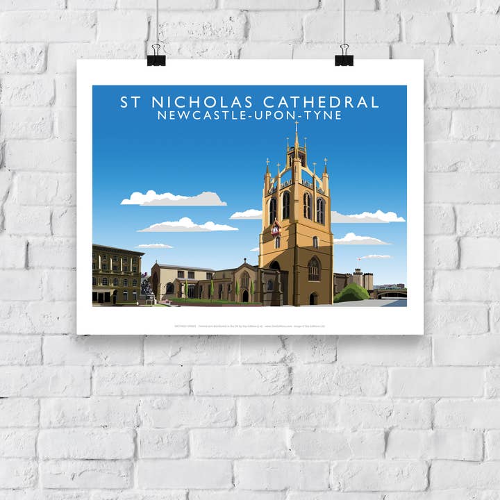 Star Editions - Wholesale Art Print - Nicholas Cathedral By Artist Richard O'Neill - Art Print2