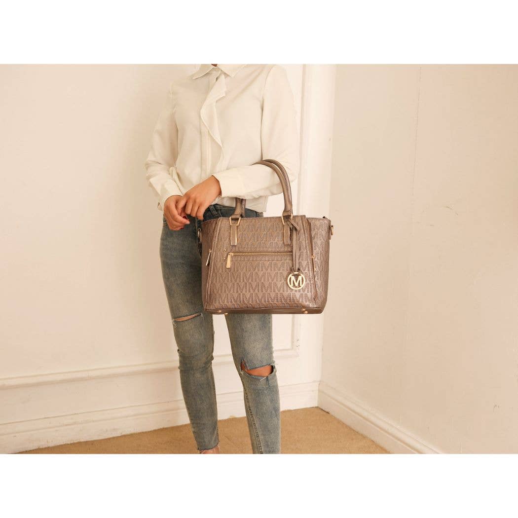 MKF Collection – wholesale Satchel – Women's – Cairo M Signature Vegan Leather Satchel Women  bag By Mia K15