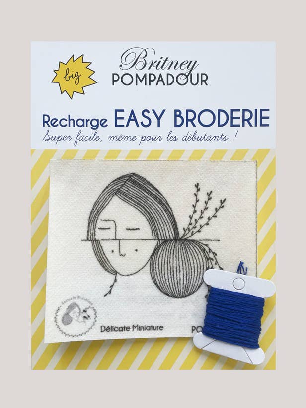 Refill Easy Embroidery - Délicate Miniature Destructured for wholesale by Britney Pompadour - Broderie - Embroidery kit