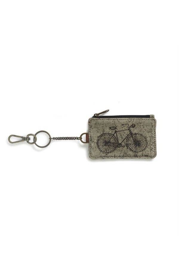 Mona B. - Wholesale Pouch - Women's - Cruiser Up-Cycled Unisex ID Pouch with Keychain1