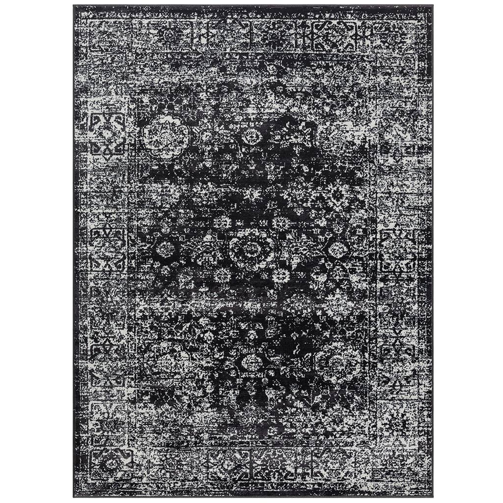 Olliix - Wholesale Area Rug - Distressed Vintage Persian Woven Area Rug/Runner, Black1