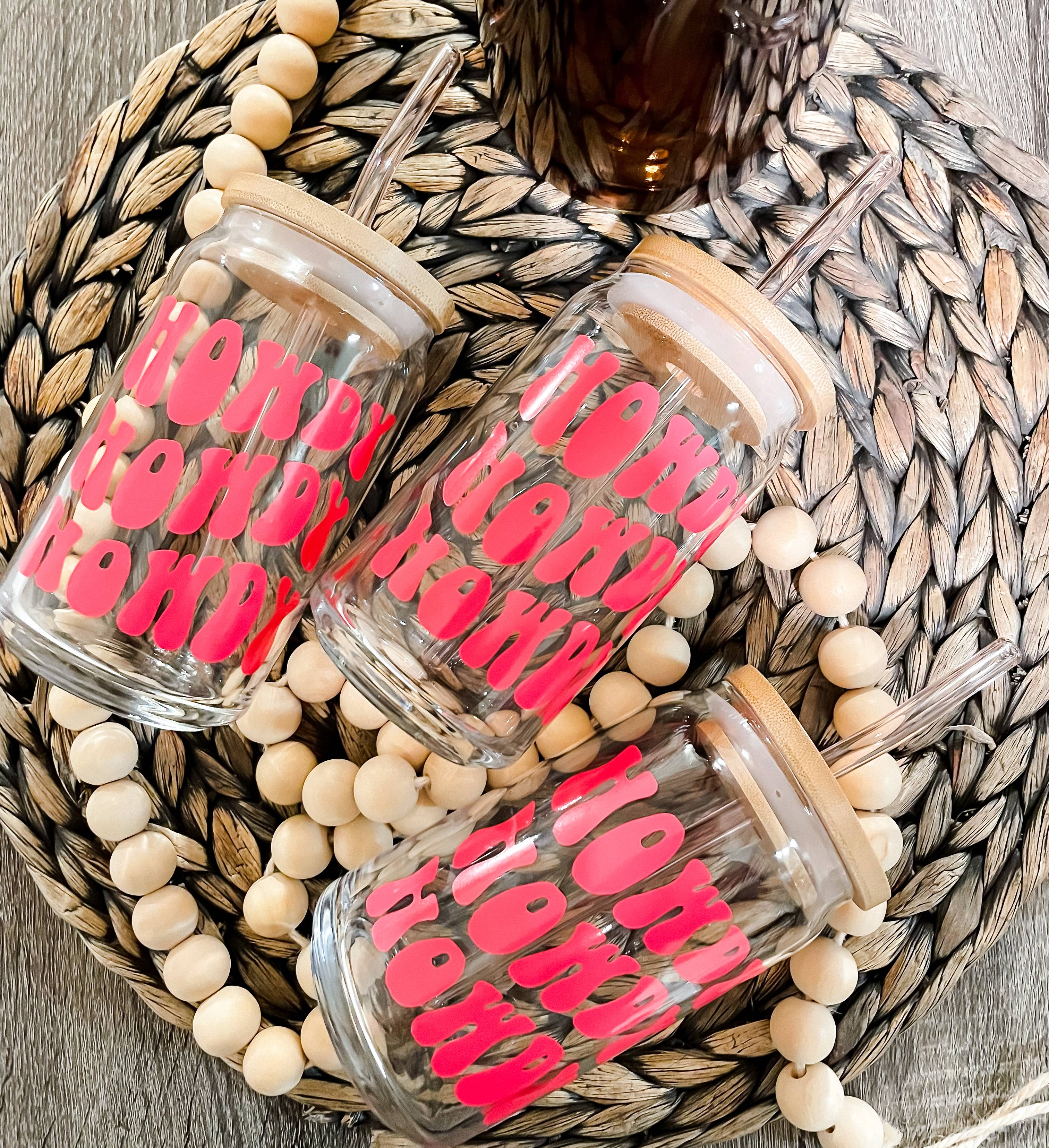 Wild Souls Co - Vente Verre/tasse - Chope en verre Howdy rétro western pour café et bière1