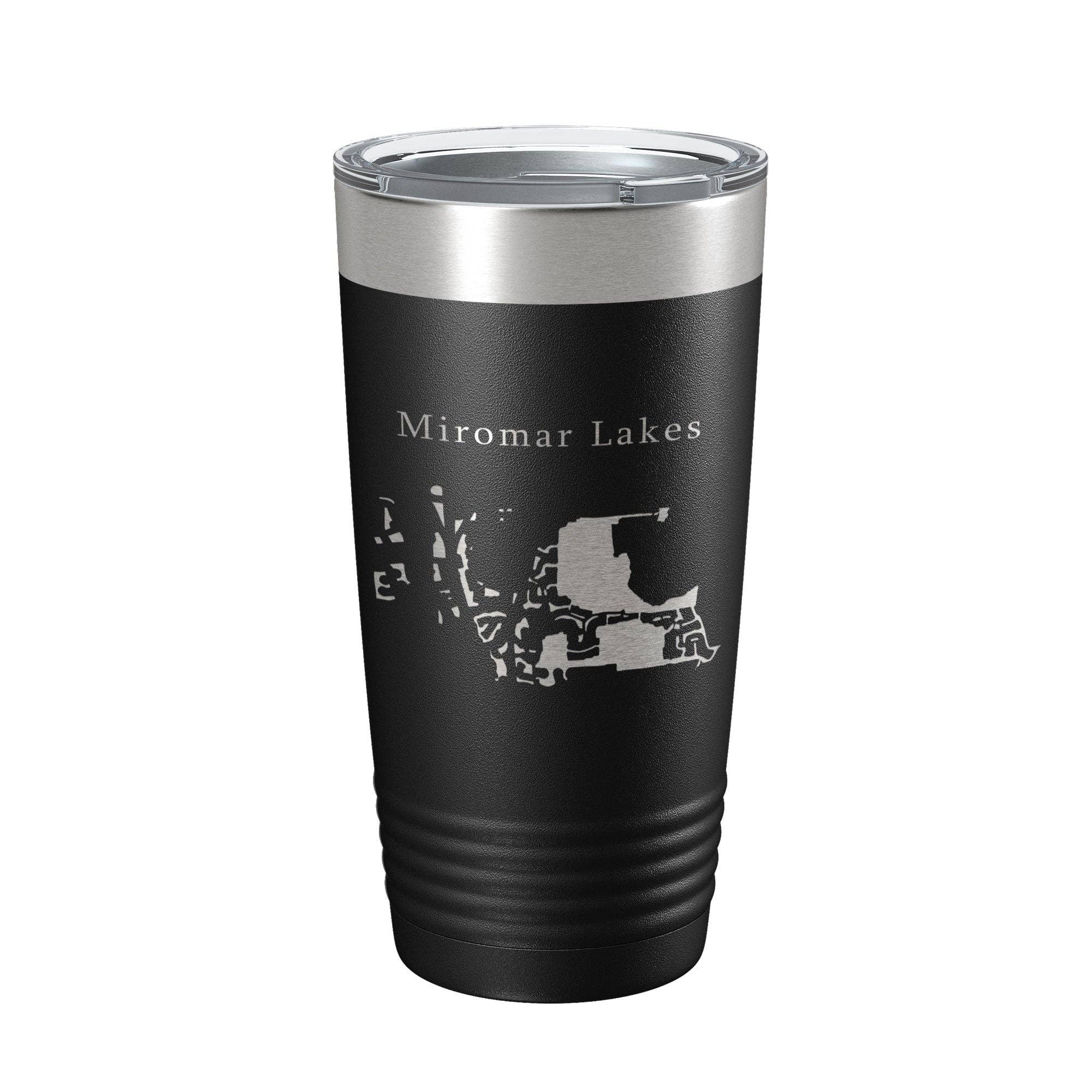 CarveBright - Wholesale Insulated Mug/Tumbler - Miromar Lakes Lake Como Map Tumbler Travel Mug Insulated Laser Engraved Coffee Cup Florida 20 oz0