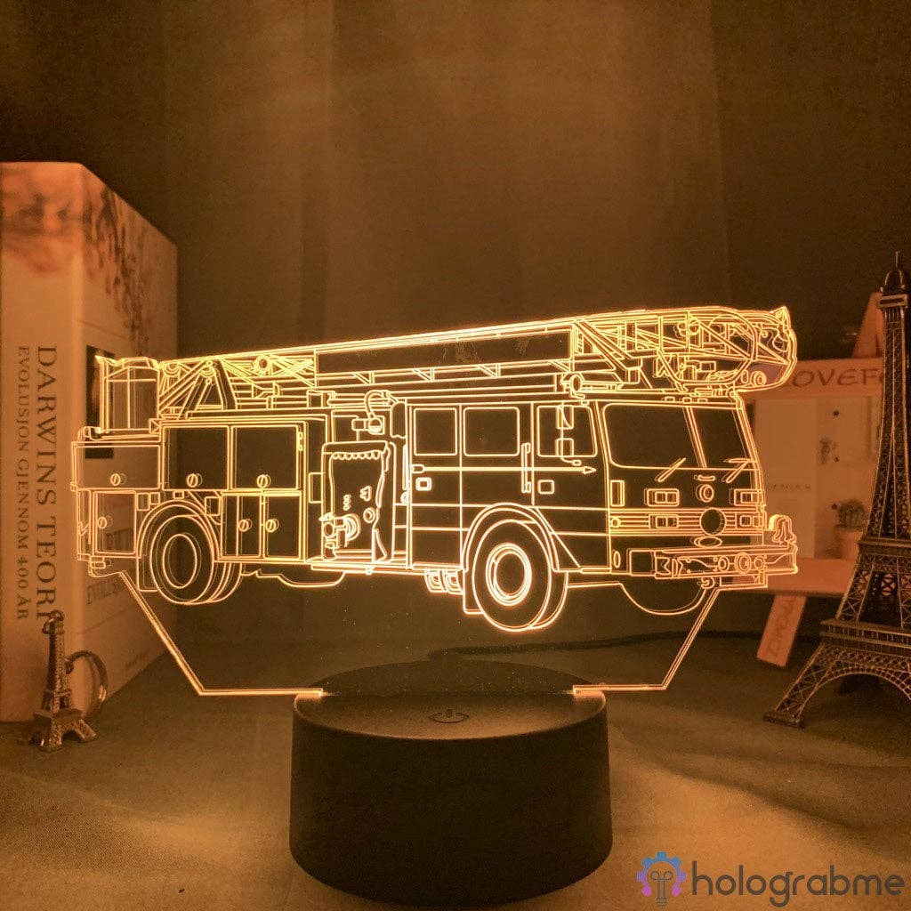Holograbme - Wholesale Accent/Desk Lamp - Car Lamp Fire Truck1
