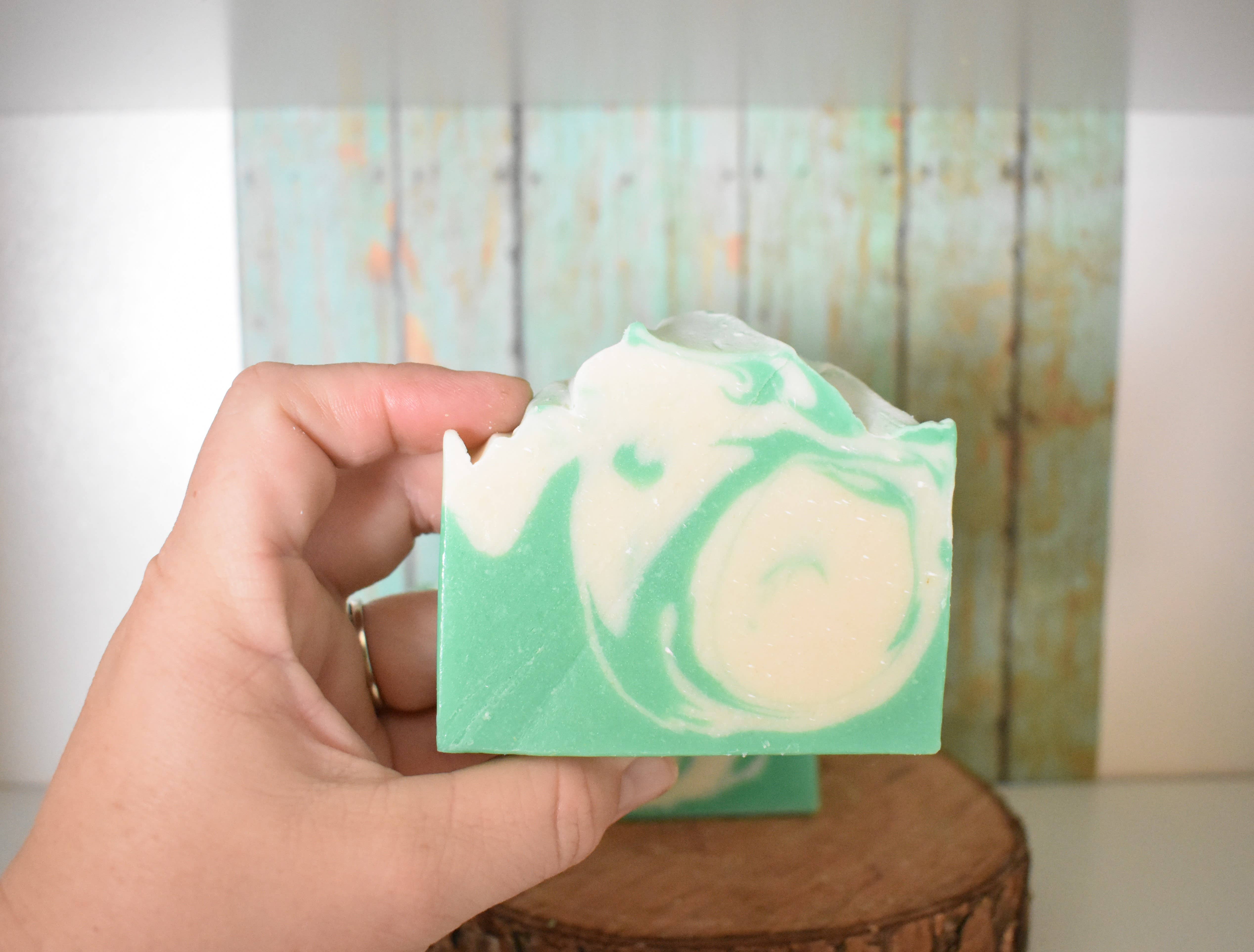 Nature's Love Product - Wholesale Bar Soap - Goat Milk Eucalyptus and Mint Soap3